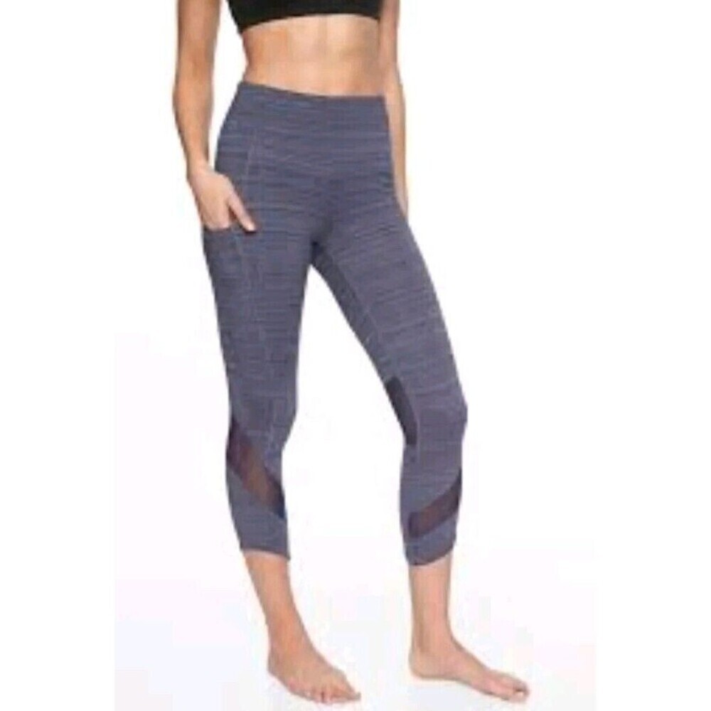 Athleta Blue Chaturanga Yoga Pants Leggings‎ Small